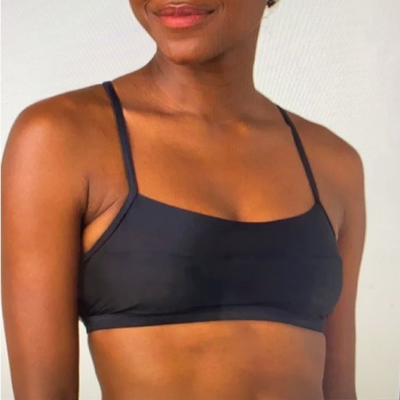 Prana Other - Prana Lurisia Solid Black Bikini Top XL NWT